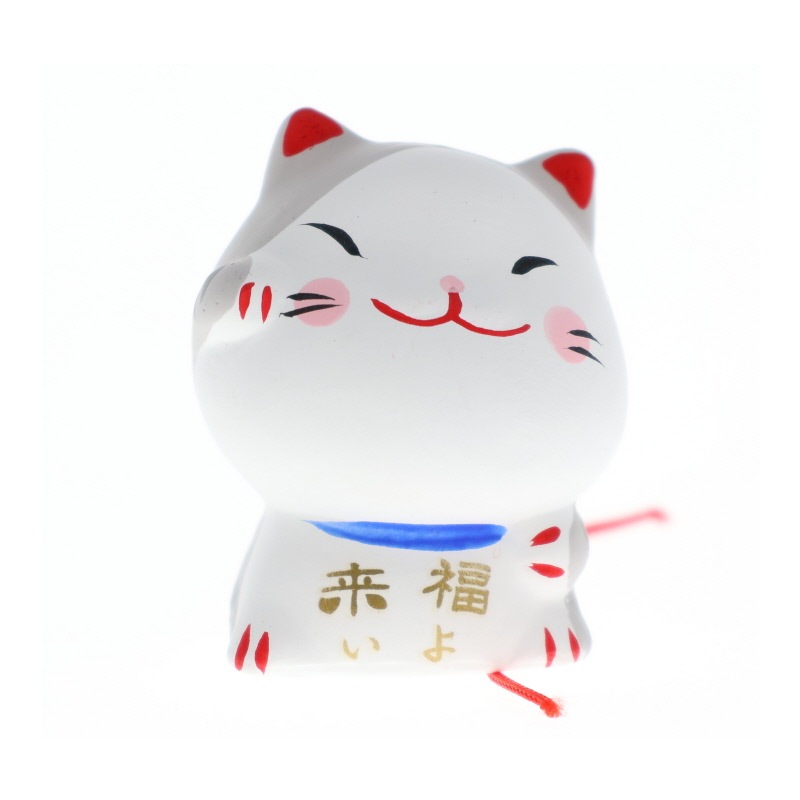 リュウコドウ おみくじ 福よ来い招き猫 おみくじ付き 置物 インテリア 縁起物 おみやげ 和雑貨 プレゼント ギフト