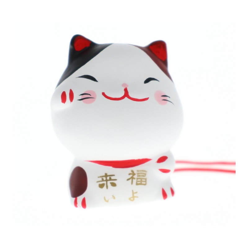 リュウコドウ おみくじ 福よ来い招き猫 おみくじ付き 置物 インテリア 縁起物 おみやげ 和雑貨 プレゼント ギフト