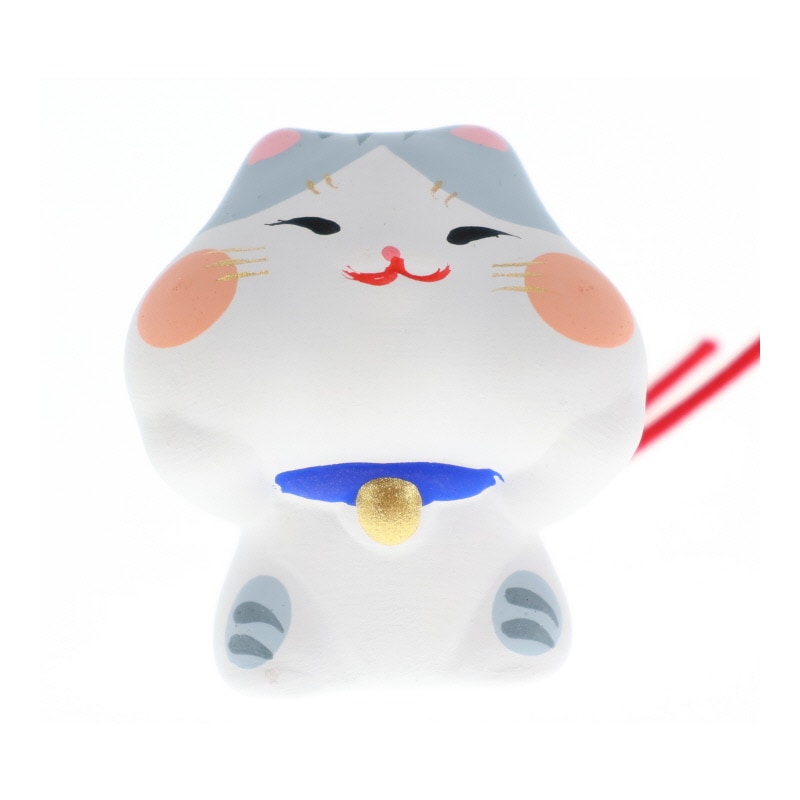 リュウコドウ 福々ほっぺ猫おみくじ おみくじ付き 置物 インテリア 縁起物 おみやげ 和雑貨 プレゼント ギフト