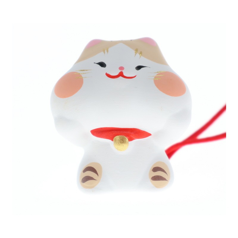 リュウコドウ 福々ほっぺ猫おみくじ おみくじ付き 置物 インテリア 縁起物 おみやげ 和雑貨 プレゼント ギフト