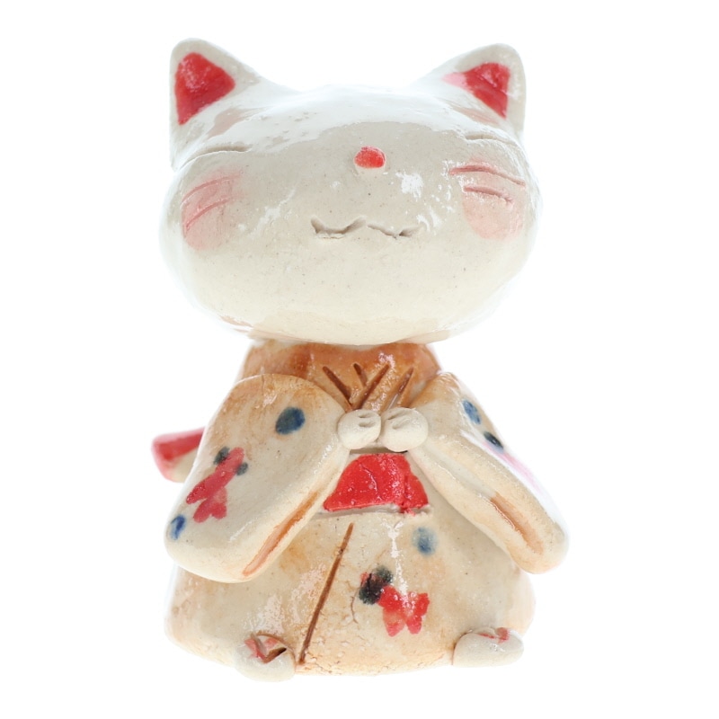 舞陶館 着物猫  置物 インテリア おみやげ 和雑貨 プレゼント ギフト