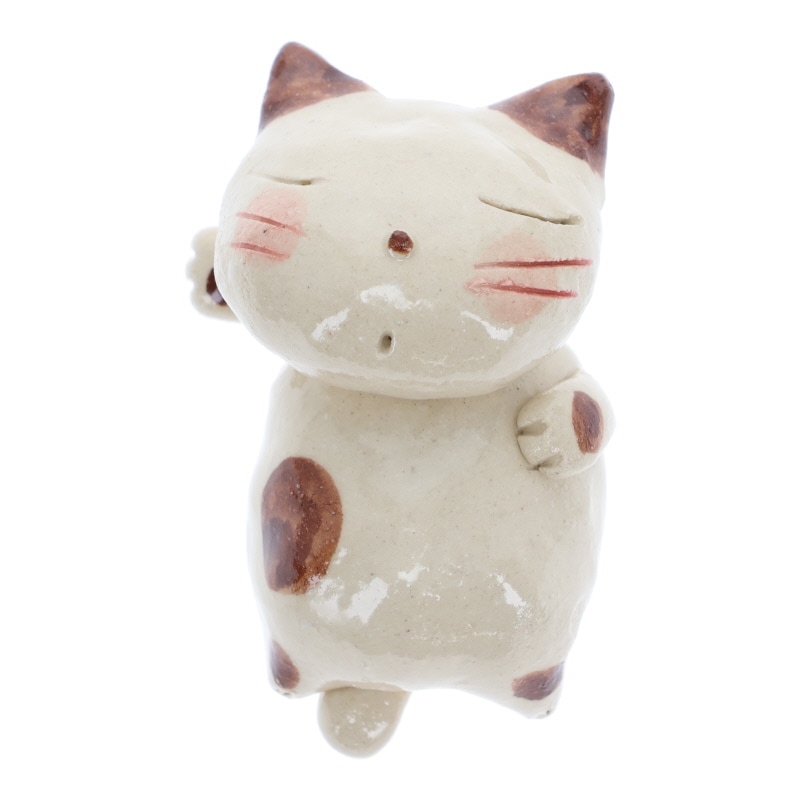 舞陶館 ミケ猫  置物 インテリア おみやげ 和雑貨 プレゼント ギフト