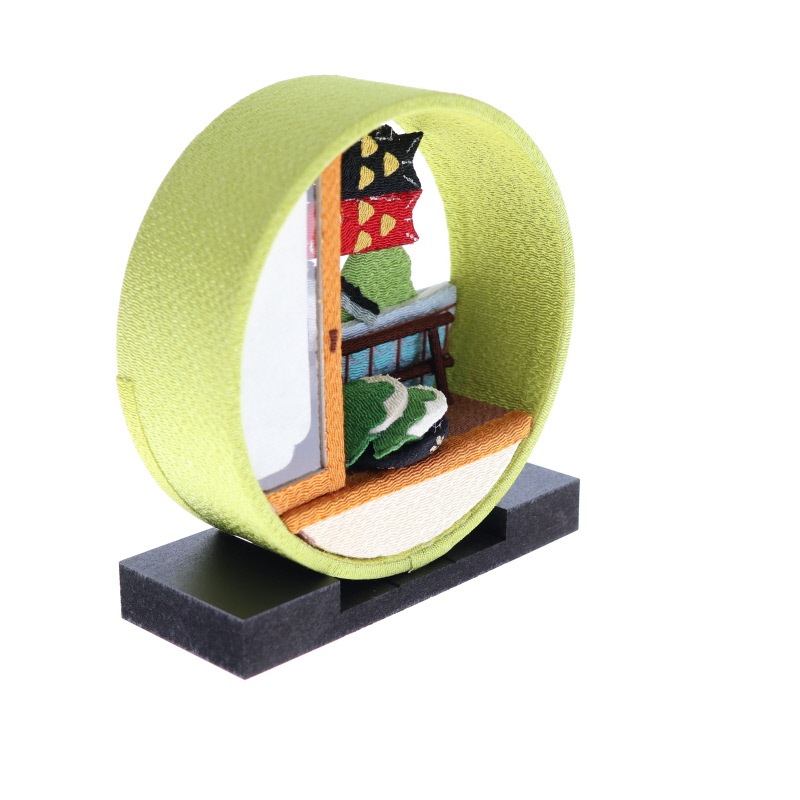 夢み屋 京の町家 5月子供の日 専用台付き 置物 インテリア おみやげ 和雑貨 プレゼント ギフト