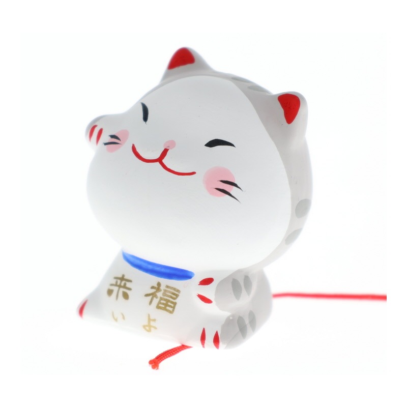 リュウコドウ おみくじ 福よ来い招き猫 おみくじ付き 置物 インテリア 縁起物 おみやげ 和雑貨 プレゼント ギフト