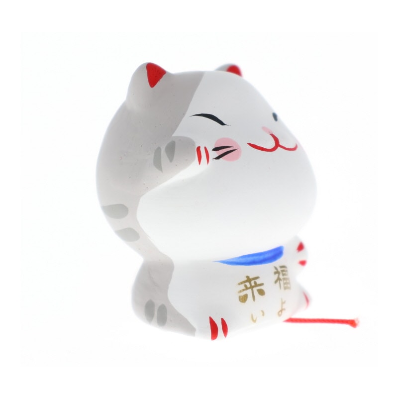 リュウコドウ おみくじ 福よ来い招き猫 おみくじ付き 置物 インテリア 縁起物 おみやげ 和雑貨 プレゼント ギフト