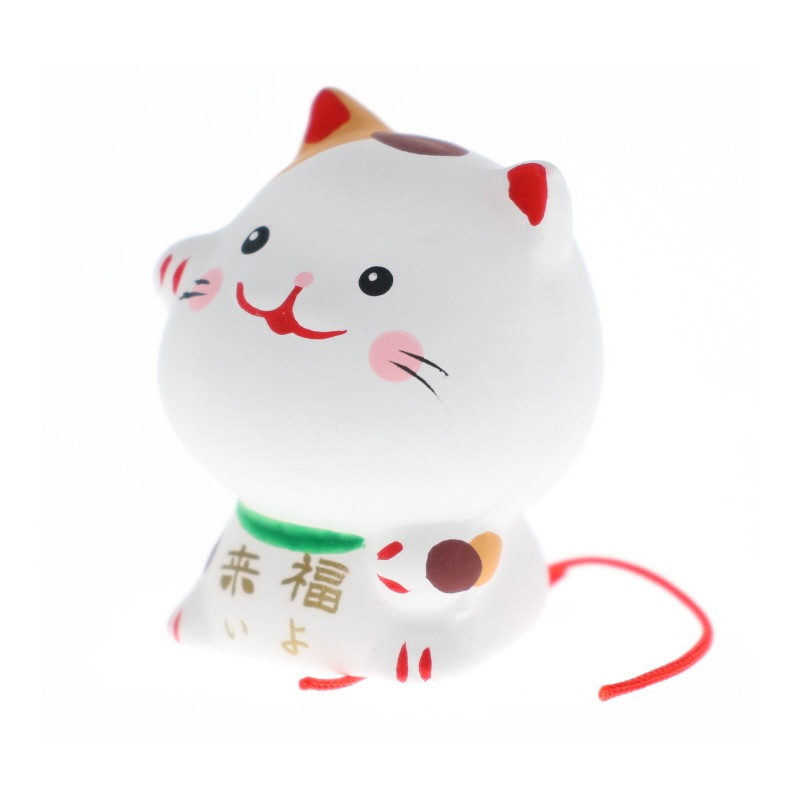 リュウコドウ おみくじ 福よ来い招き猫 おみくじ付き 置物 インテリア 縁起物 おみやげ 和雑貨 プレゼント ギフト