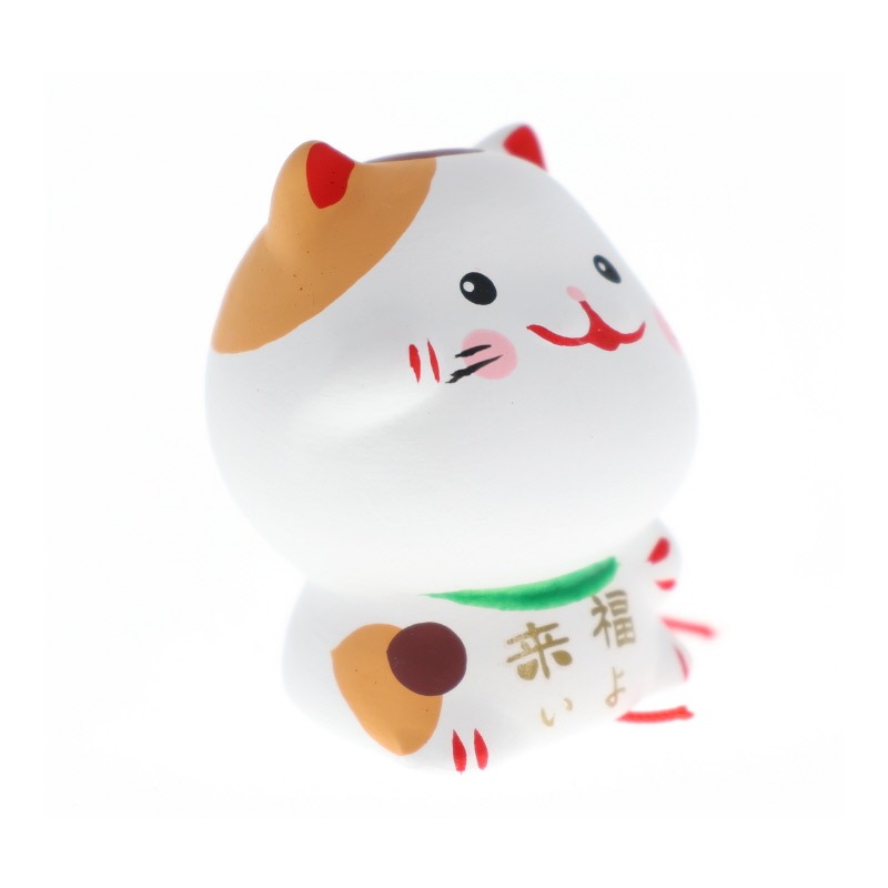 リュウコドウ おみくじ 福よ来い招き猫 おみくじ付き 置物 インテリア 縁起物 おみやげ 和雑貨 プレゼント ギフト
