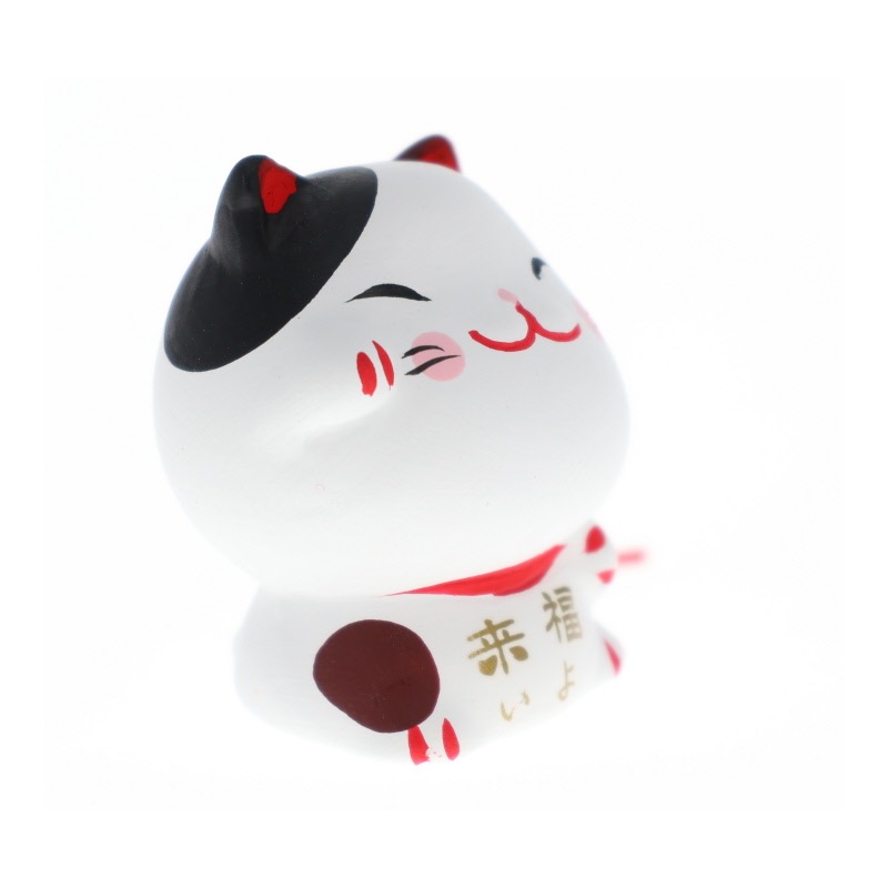 リュウコドウ おみくじ 福よ来い招き猫 おみくじ付き 置物 インテリア 縁起物 おみやげ 和雑貨 プレゼント ギフト