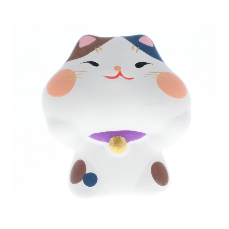 リュウコドウ 福々ほっぺ猫おみくじ おみくじ付き 置物 インテリア 縁起物 おみやげ 和雑貨 プレゼント ギフト