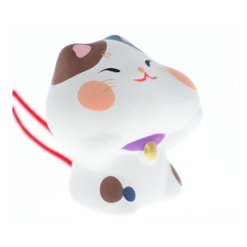 リュウコドウ 福々ほっぺ猫おみくじ おみくじ付き 置物 インテリア 縁起物 おみやげ 和雑貨 プレゼント ギフト