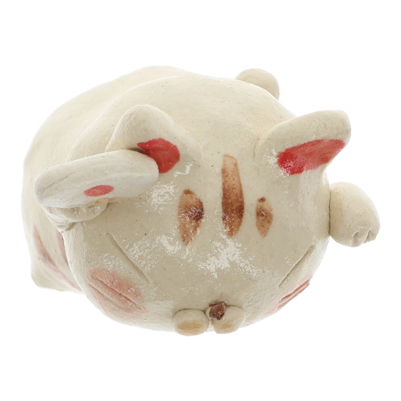 舞陶館 あっぱれ猫 置物 インテリア 陶器 日本製 縁起物 おみやげ 和雑貨 プレゼント ギフト