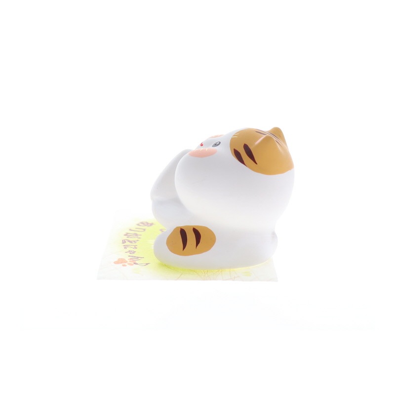 おむすび ありがとにゃん トラ猫 おみやげ プレゼント ギフト お祝い 置物 ネコグッズ ネコ好き