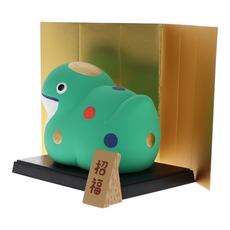 DECORE デコレ 干支飾り 巳 置物 インテリア 陶器 縁起物 おみやげ 和雑貨 プレゼント ギフト