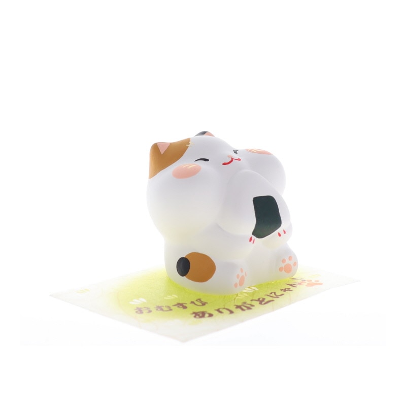 おむすび ありがとにゃん トラ猫 おみやげ プレゼント ギフト お祝い 置物 ネコグッズ ネコ好き