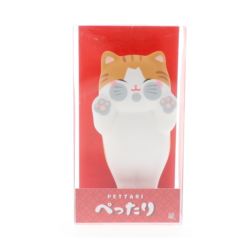 ぺったりトラ猫 おみやげ プレゼント ギフト  置物 ネコグッズ ネコ好き