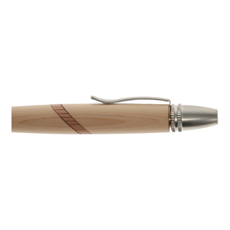 伊勢神宮桧ボールペン 金箔木箱セット 富士と松 木製 名入れ プレゼント 国産材 伊勢桧 桐箱付き 高級品 日本製 お祝い