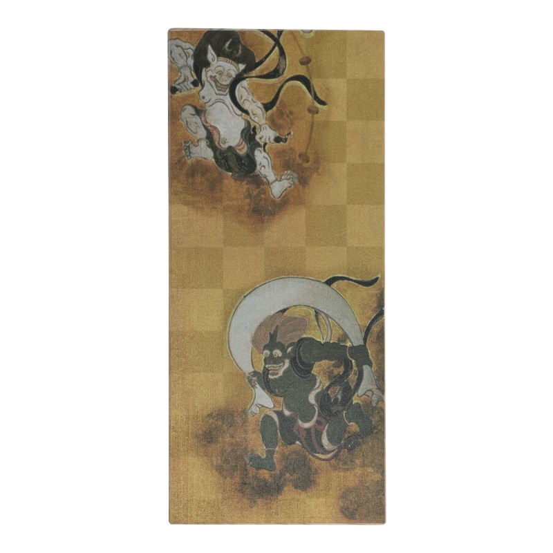 伊勢神宮桧ボールペン 金箔木箱セット 風神雷神 木製 名入れ プレゼント 国産材 伊勢桧 桐箱付き 高級品 日本製 お祝い