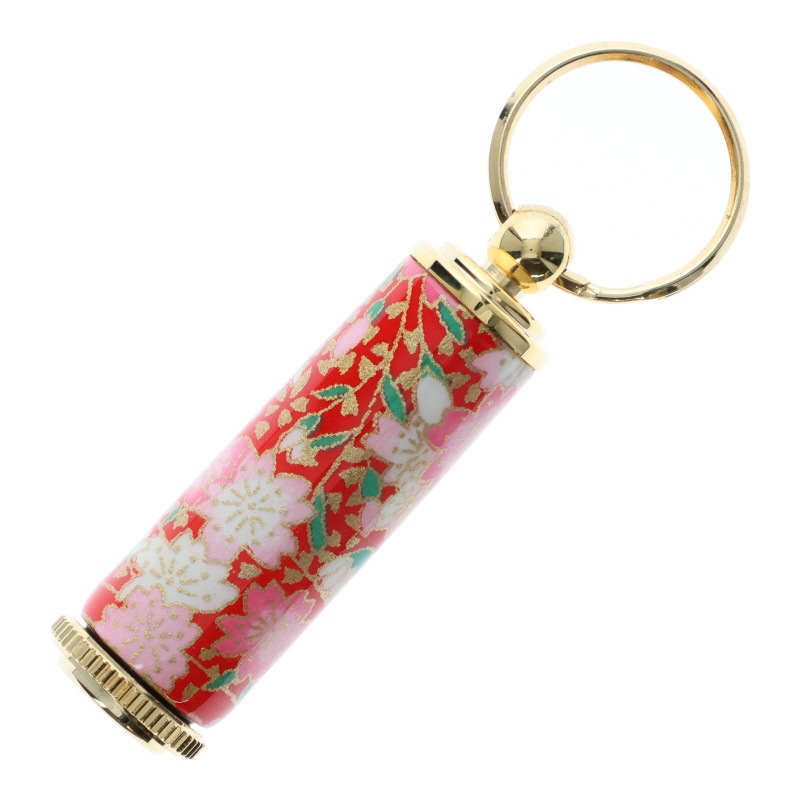 ピルケース しだれ桜 赤 美濃和紙 日本製 竹内靖貴 薬入れ 母の日 プレゼント お祝い 伝統工芸品 クリスマス 誕生日