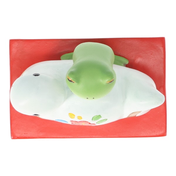 陶器　（蛇と蛙） 陶器 （蛇と蛙）