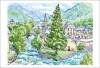 ヨーロッパの風景画ポストカード「アローにて」|ヨーロッパの風景|風景画ポストカード