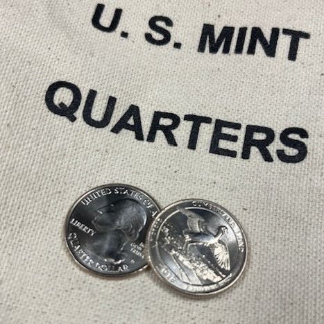 アメリカ クオーターダラー硬貨 25セント 限定カラーコイン 5枚セット 州 アメリカ United States of America 50州 クォーターダラー 25