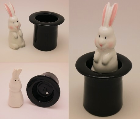 ウサギとシルクハットのソルト＆ペッパー （変わり種） | 手品グッズ