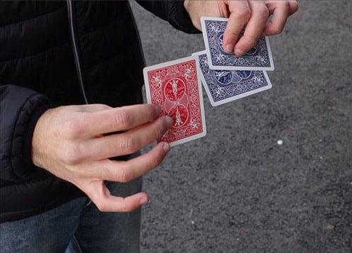 Ultimate Bicycle Jumbo 3 Card Monte -赤裏- (ジャンボサイズ・マイク