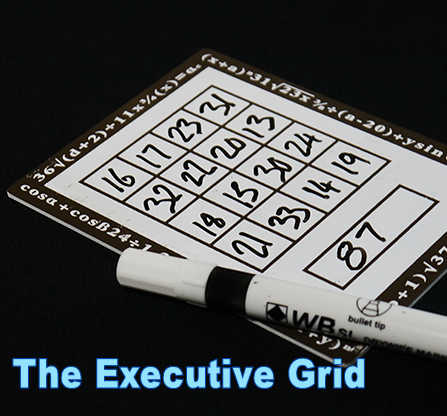 The Executive Grid （魔方陣計算術） by Paul McCaig and Luca Volpe