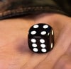 ブラック / MENTAL DIE(バイブレーション式メンタルダイス)by Tony Anverdi ※日本語解説&動作確認