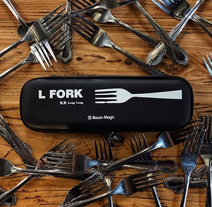 L Fork （誰でもフォーク曲げ) by Long Long & Bacon Magic （超能力系