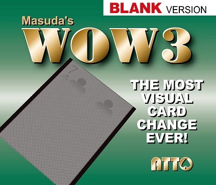 WOW3 ブランク by 益田克也 （ノンカテゴリー） | 手品グッズ専門