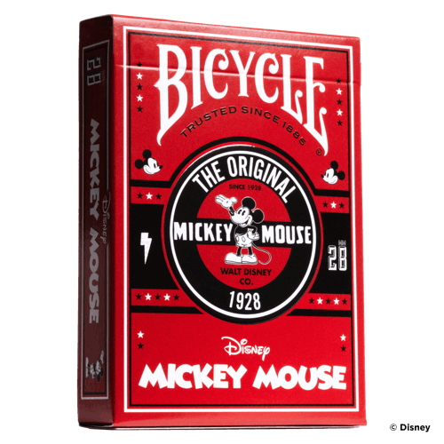Bicycle Disney Classic Mickey Mouse (Red) by US Playing Card Co.