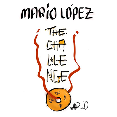 The Challenge（リボンを通り抜けるコイン）by Mario Lopez （コイン