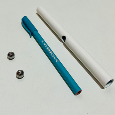 Steel Ball Through Pen（鉄球が貫通するペン）by The Essel Magic