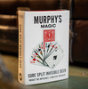 SURE SPLIT Invisible Deck (Red) by Murphy's Magic