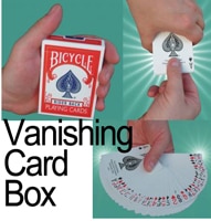 �Х˥��󥰥����� (Vanishing Card Box)