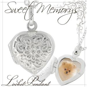 オリエンタル フラワー シルバー ロケット ネックレス ロケットネックレス ハート 925 プレゼント 人気 おしゃれ|レディースアクセサリー