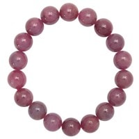 ★ 送料無料 ★ 10mm 17cm ルビー ブレスレット (レディースMサイズ) 天然石 パワーストーン 7月 誕生石 ルビ- レディース Ladies Bracelet 女性 腕輪 Ruby|天然