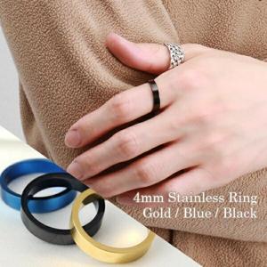 3カラーから選べる♪ シンプル平打ち サージカルステンレス リング(7〜21号)/メンズ/レディース/指輪/ユニセックス/金属アレルギー|メンズアクセサリー