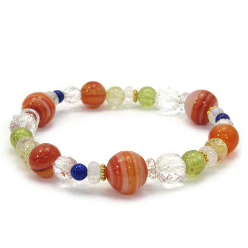 8mm 17cm ������ ���� ͧ�� ����� ���꡼��� �����ɥ��˥��� ���꡼�󥬡��ͥå� ��ԥ��饺�� �֥쥹��å� (��ǥ�����M������) ŷ���� �ѥ���ȡ��� �֥쥹��å� ������ 8�� ��ǥ����� Bracelet ����