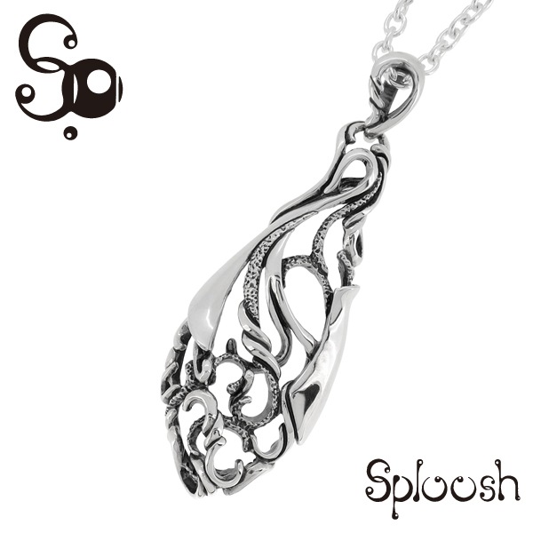 ☆ 送料無料 ☆【Sploosh(スプルーシュ)】T-60 シルバーネックレス 