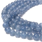 カイヤナイト 4mm 天然石 ビーズ 丸玉 10玉セット 粒売り パワーストーン バラ売り ビ-ズ パーツ 藍晶石 天然石ビーズ 天然石パーツ|天然石・パワーストーン