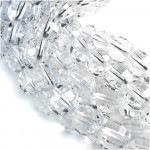 【水晶8mm】 天然石 ビーズ(64面カット) 4玉セット|天然石・パワーストーン