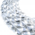 【水晶10mm】 天然石 ビーズ(ハートカット) 4玉セット|天然石・パワーストーン