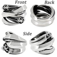 ★ 送料無料 ★ ハード シャープ シルバーリング 15〜25号【M's collection/エムズコレクション】|メンズアクセサリー