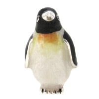 ★ 送料無料 ★ ペンギン シルバー ピンブローチ|メンズアクセサリー