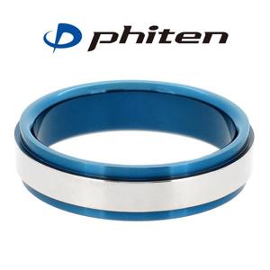ファイテンチタンリング 6個の青いストーン 楽天市場】ファイテン Phiten チタン ダイヤモンド リング