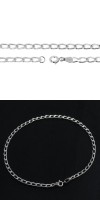 長喜平チェーン シルバーアンクレット|メンズアクセサリー