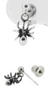 スパイダー シルバー ピアス (1P/片耳用)|メンズアクセサリー