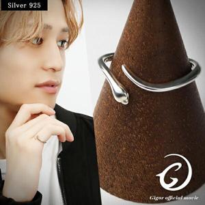 GIGOR ジゴロウ ピンキースネイブ シルバー リング 1〜15号 シルバー925 シルバーリング メンズ レディース ブランド ピンキーリング 蛇 ヘビ 指輪|メンズアクセサリー